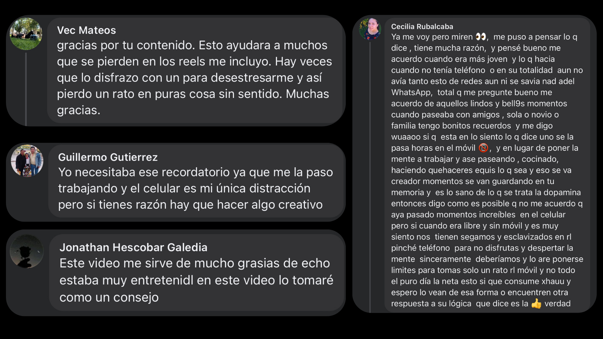 Testimonios de clientes 1